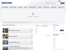 Tablet Screenshot of dozamel.pl