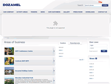 Tablet Screenshot of info.dozamel.pl